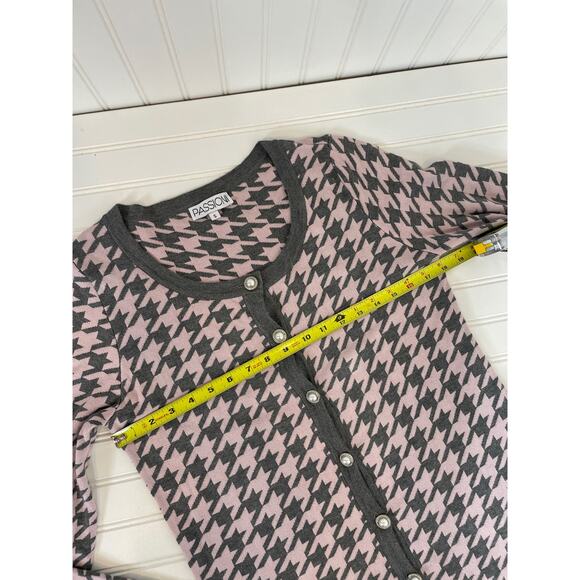 Ann Taylor Gray Office Pants Trouser & Passioni Cardigan Womens Bundle Size 4 - Picture 7 of 16